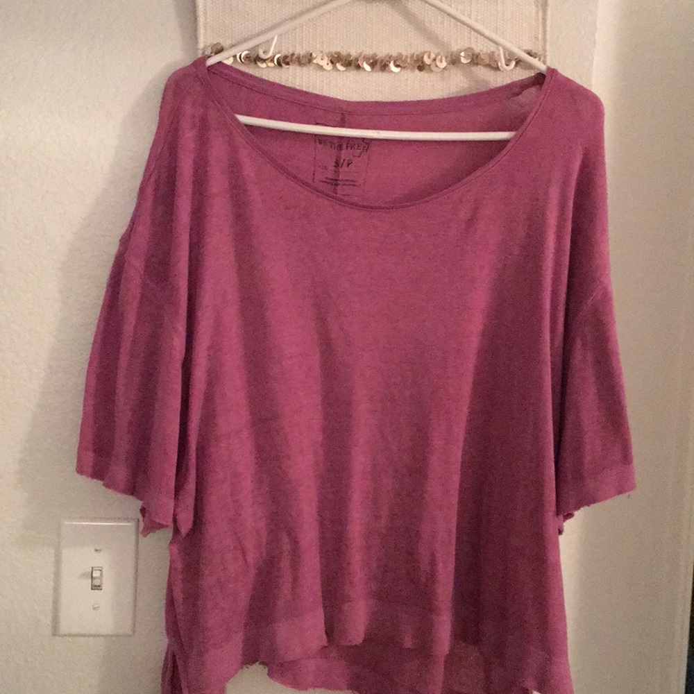 We the Free Pink Top